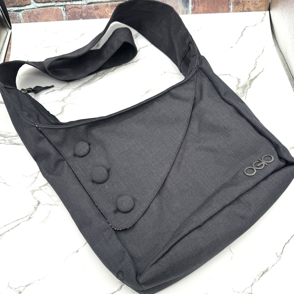 OGIO Brooklyn Tablet Purse Cross‎ Body Messenger Bag Satchel Padded Gray